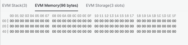 bytecode debugger memory